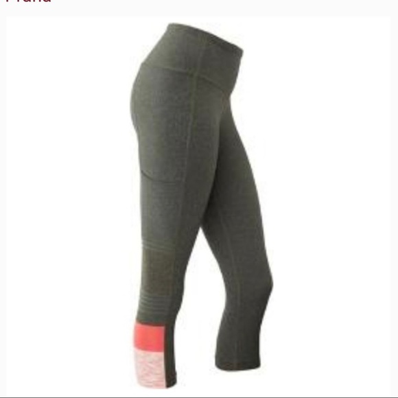 prAna Borra pocket Capri Forrest Heather size XS - Picture 2 of 9